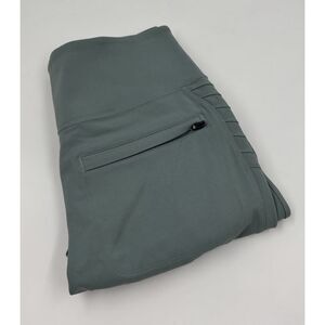 Athleta Women's M Delancey Moto Tight Ankle Blue Nylon‎ Leggings